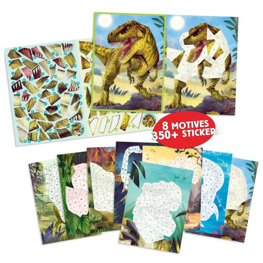 DINO WORLD - NUMBER STICKERS