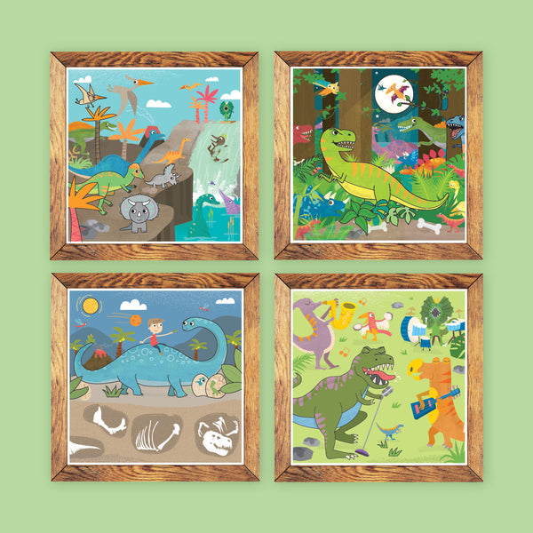 MAGIC PAINTING WORLD DINOSAURS