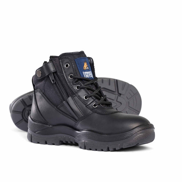 MONGREL - NON-SAFETY SIDE ZIP BOOT BLACK 961020