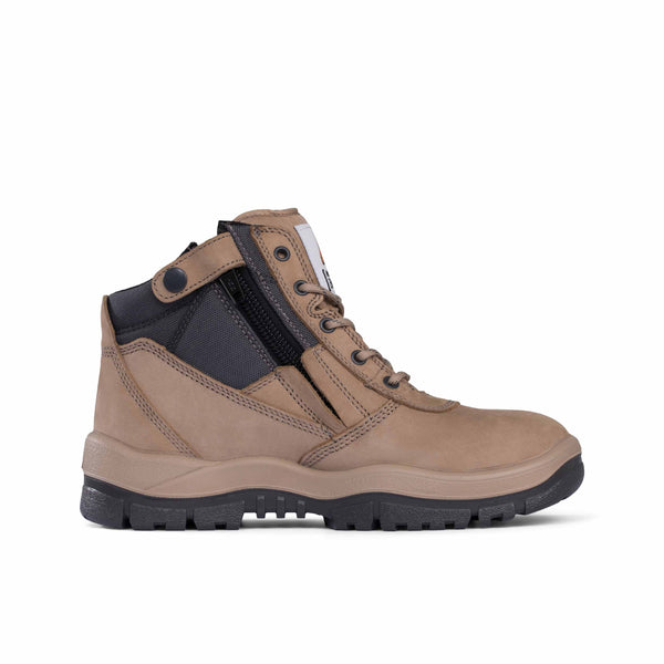 MONGREL - NON-SAFETY SIDE ZIP BOOT STONE 961060