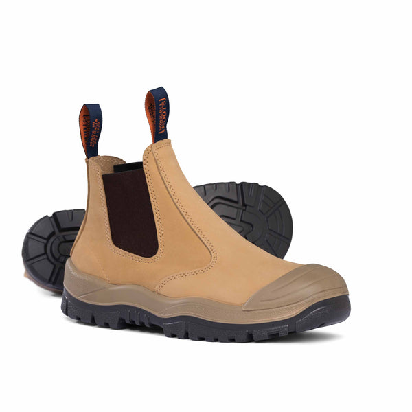 MONGREL - SAFETY ELASTIC SIDE BOOT W/SCUFF WHEAT 440050