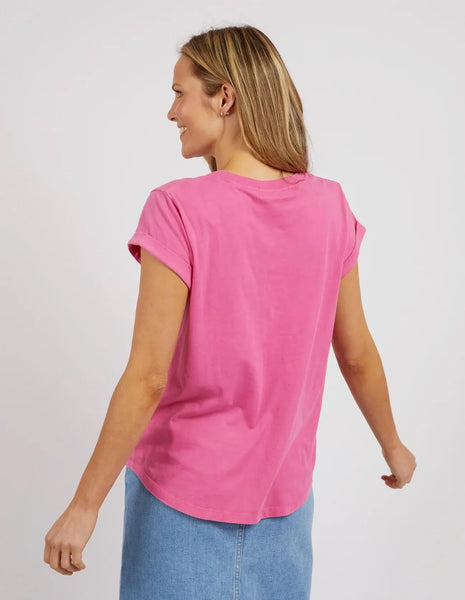 FOXWOOD - SIGNATURE TEE BRIGHT PINK