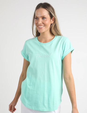 FOXWOOD - SIGNATURE TEE NEON MINT