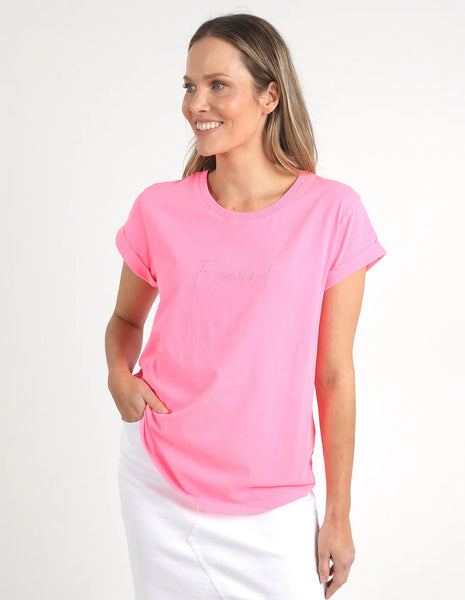 FOXWOOD - SIGNATURE TEE NEON ROSE