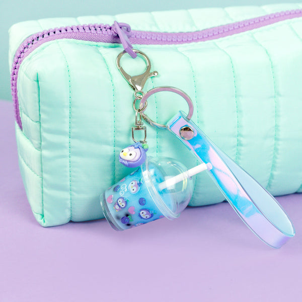 TIGER TRIBE - BAG CHARM KIT BLUEBERRY BUBBLE TEA
