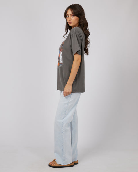 AAE - SKY DANCE OVERSIZED TEE CHARCOAL