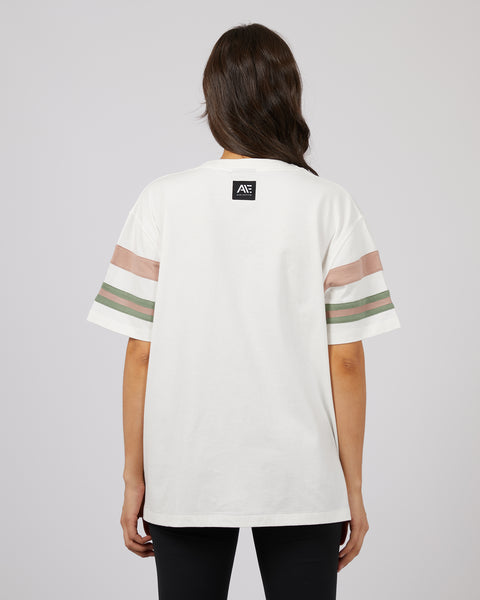 AAE - BOSTON PANEL TEE VINTAGE WHITE