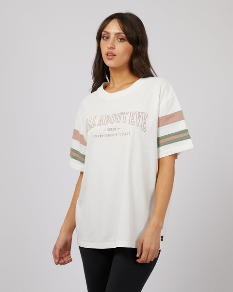 AAE - BOSTON PANEL TEE VINTAGE WHITE