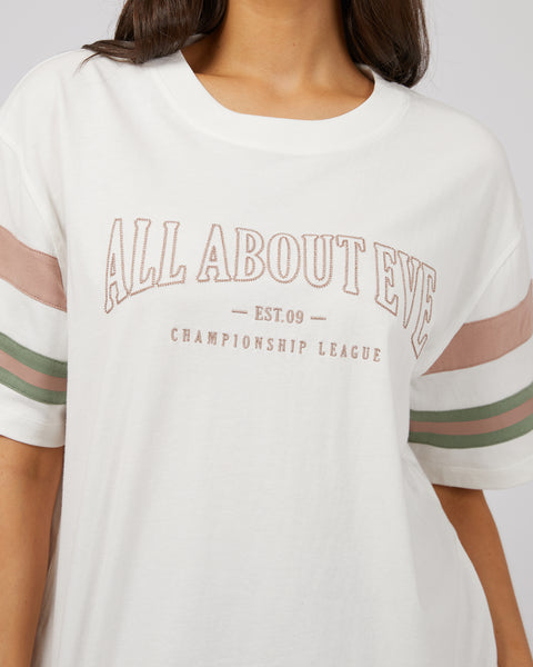 AAE - BOSTON PANEL TEE VINTAGE WHITE