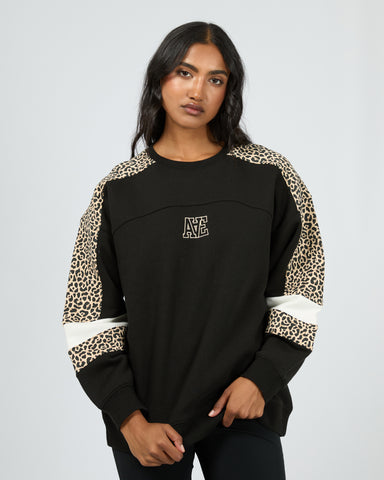 AAE - SAVANNAH OVERSIZED CREW BLACK