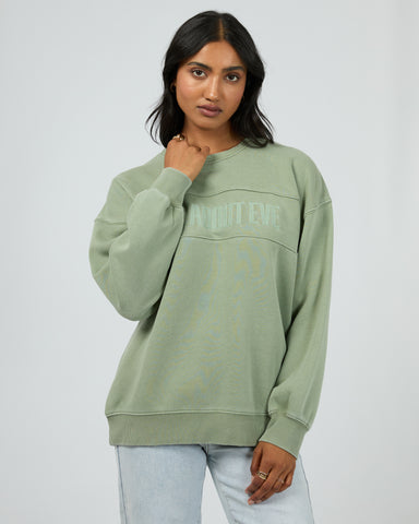 AAE - VITAL WASHED OVERSIZED CREW KHAKI