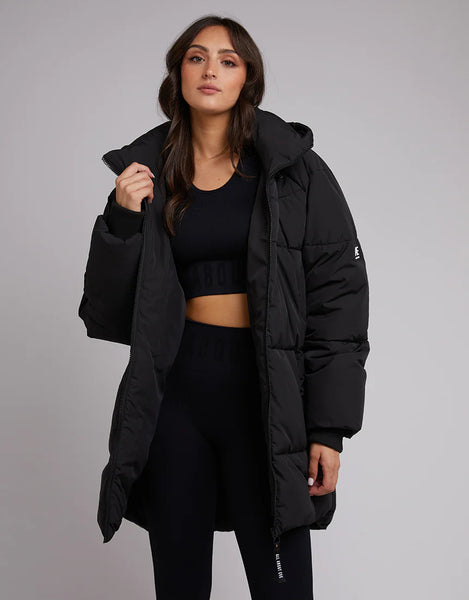 AAE - REMI LUXE MIDI PUFFER BLACK