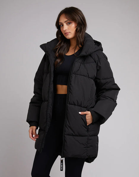 AAE - REMI LUXE MIDI PUFFER BLACK