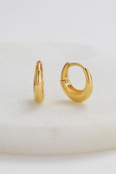 CLEO HOOP LARGE GOLD/SILVER