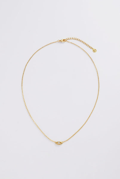 EVIL EYE NECKLACE GOLD/SILVER