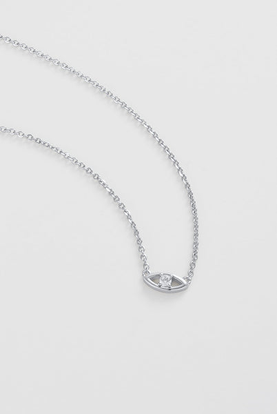 EVIL EYE NECKLACE GOLD/SILVER