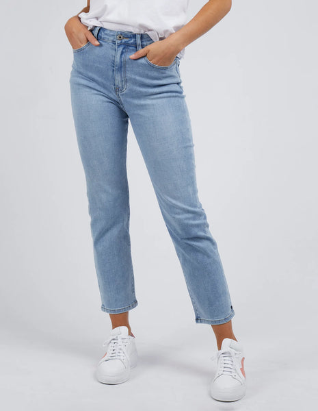 ELM - ADA STRAIGHT LEG JEAN LIGHT BLUE