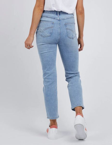 ELM - ADA STRAIGHT LEG JEAN LIGHT BLUE