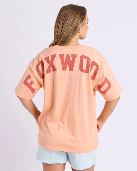 FOXWOOD - INTERVAL TEE NEON PEACH