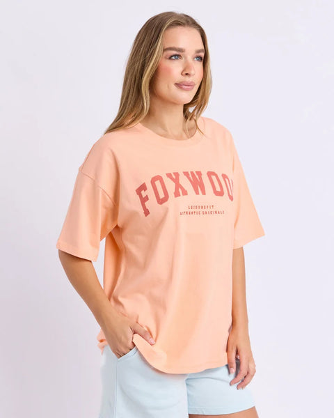 FOXWOOD - INTERVAL TEE NEON PEACH