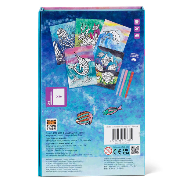 TIGER TRIBE - COLOURING SET SEA LIFE