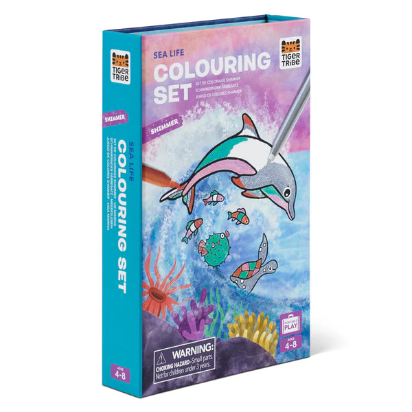 TIGER TRIBE - COLOURING SET SEA LIFE