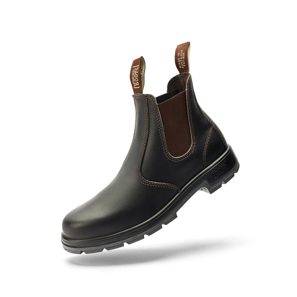 MONGREL - NON-SAFETY K9 ELASTIC SIDE BOOT CLARET K91030