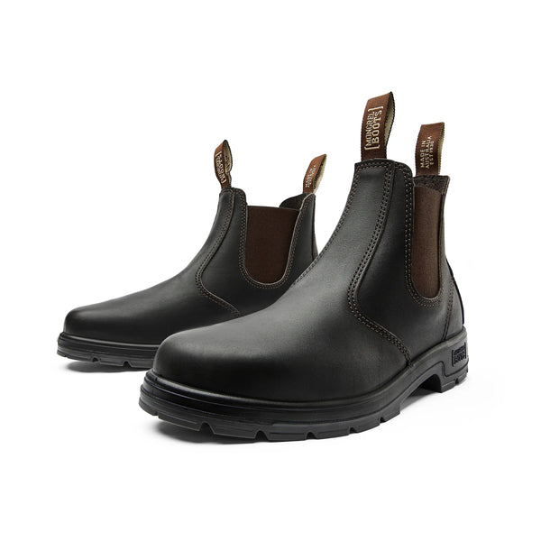MONGREL - NON-SAFETY K9 ELASTIC SIDE BOOT CLARET K91030