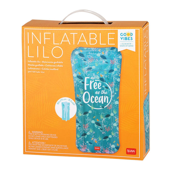 LEGAMI INFLATABLE LILO - SEA TURTLE