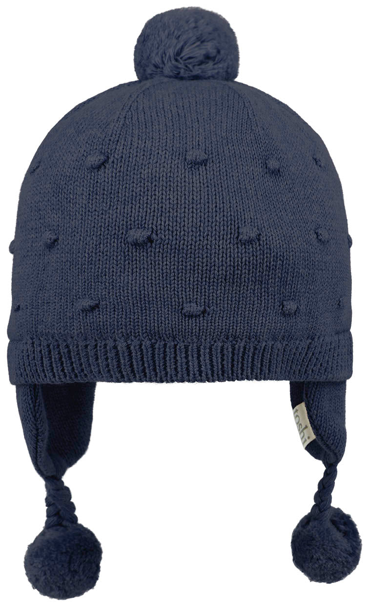 TOSHI - ORGANIC EARMUFF BEANIE POPCORN INK