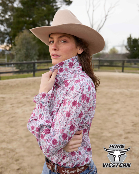 PURE WESTERN - WMNS MARSHA LS SHIRT