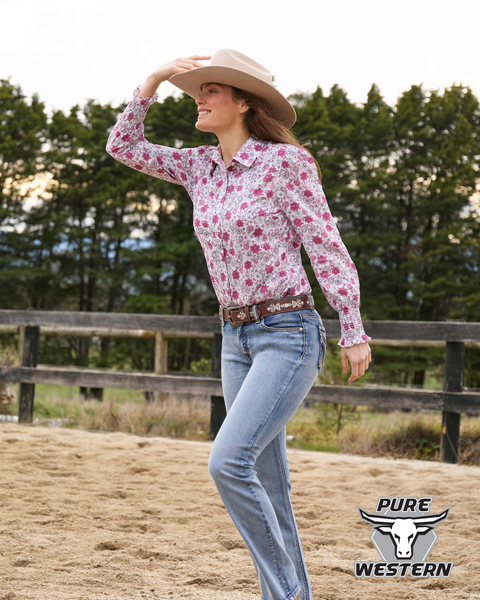 PURE WESTERN - WMNS MARSHA LS SHIRT