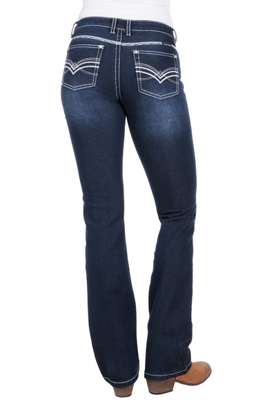 PURE WESTERN - WMNS HANNAH BOOT CUT JEAN 32”