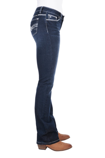PURE WESTERN - WMNS HANNAH BOOT CUT JEAN 32”