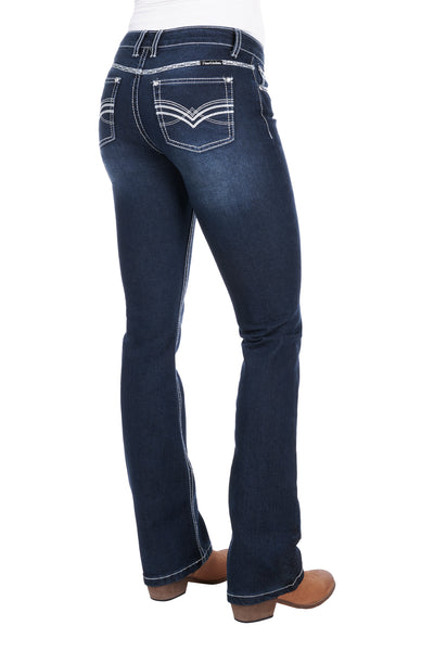 PURE WESTERN - WMNS HANNAH BOOT CUT JEAN 32”
