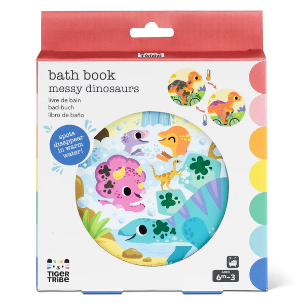 BATH BOOK -  MESSY DINOSAURS