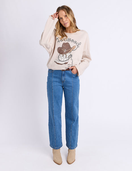 FOXWOOD - BANDIT BOOTS LS TEE OAT
