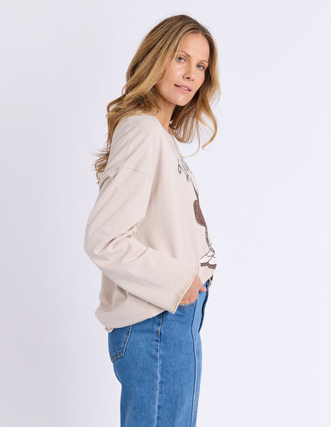FOXWOOD - BANDIT BOOTS LS TEE OAT