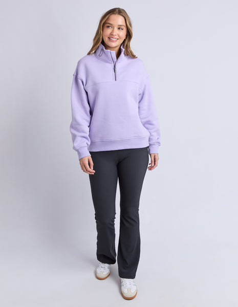 FOXWOOD - COLLEGE ZIP CREW LAVENDER