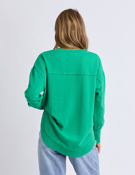 FOXWOOD - DELILAH CREW BRIGHT GREEN