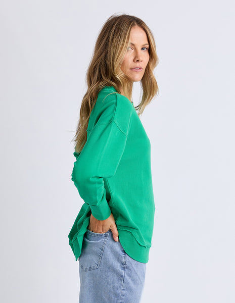 FOXWOOD - DELILAH CREW BRIGHT GREEN