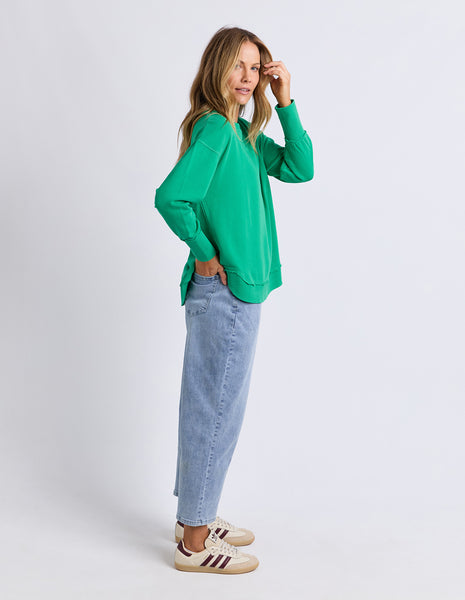 FOXWOOD - DELILAH CREW BRIGHT GREEN