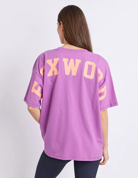 FOXWOOD - INTERVAL TEE PURPLE/ORANGE