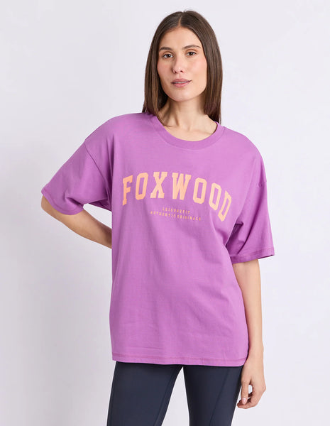 FOXWOOD - INTERVAL TEE PURPLE/ORANGE