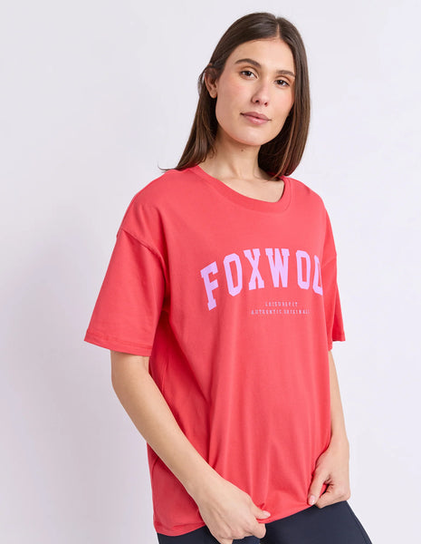 FOXWOOD - INTERVAL TEE RASPBERRY