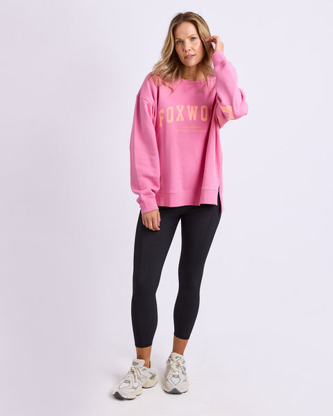 FOXWOOD - INTERVAL CREW BUBBLEGUM PINK/ORANGE