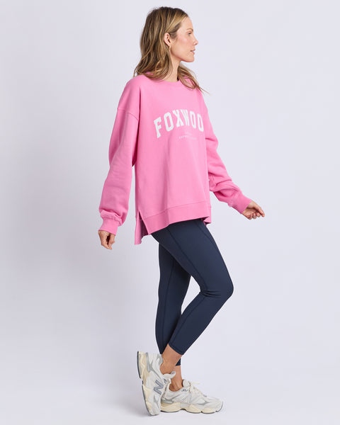 FOXWOOD - INTERVAL CREW BUBBLEGUM PINK/WHITE