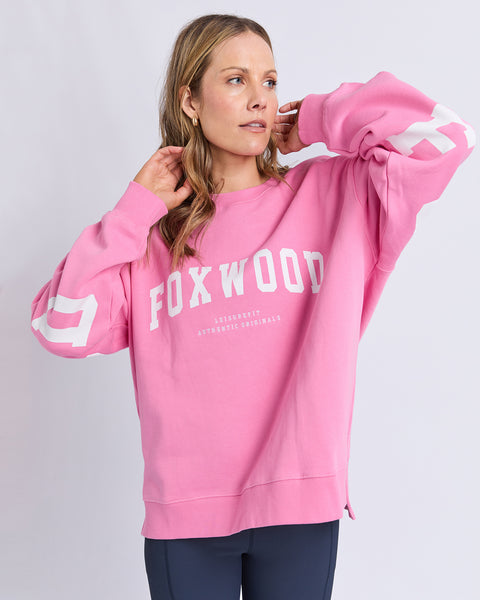 FOXWOOD - INTERVAL CREW BUBBLEGUM PINK/WHITE