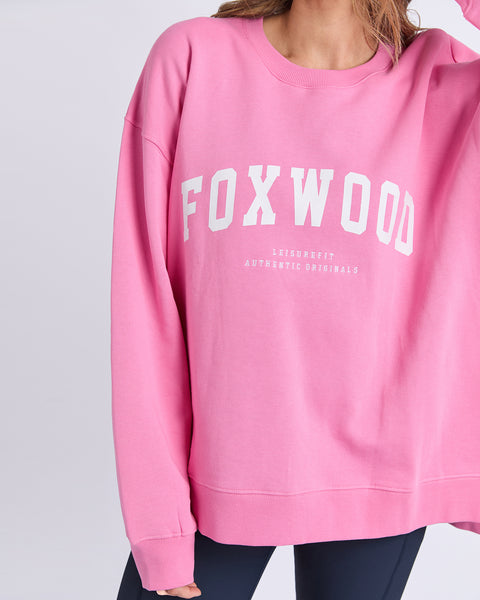 FOXWOOD - INTERVAL CREW BUBBLEGUM PINK/WHITE