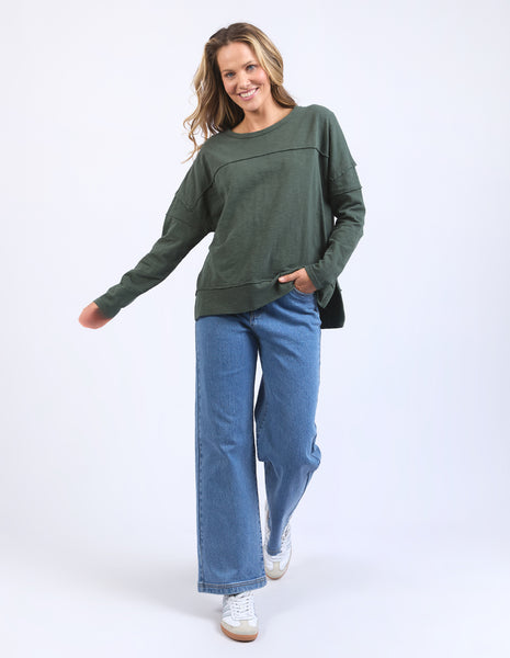 FOXWOOD - JAYNE THROW ON TOP KHAKI